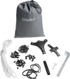 Casaria Paviljoen Topas 3x4m - UV-bescherming 50+ - Antraciet -Gardena Winkel 1064x1200