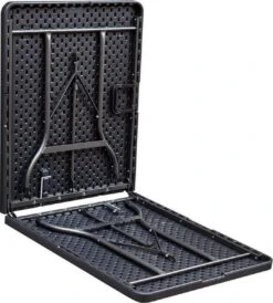 ERRO Vouwtafel - Houtlook - 180x74cm - Zwart -Gardena Winkel 1083x1200