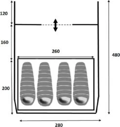 Redwood Zephyr 280 PO - Tent 4-persoons - Tunnel Tent - Grijs 16 Redwood Zephyr 280 PO - Tent 4-persoons - Tunnel Tent - Grijs -Gardena Winkel 1140x1200