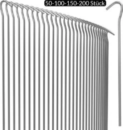 Gardebruk Haringen Set Van 100 Gegalvaniseerd Staal LxØ 200x3,5mm -Gardena Winkel 1142x1200 1