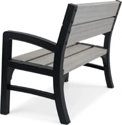 Keter Montero Tuinbank – 2-personen - 120x61x91cm - Grafiet -Gardena Winkel 1161x1200 1