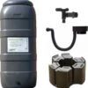 Luxe Voordeelset 100L Antraciet Rainsaver Regenton + Kraan + Voet + Vulautomaat| Muurmodel -Gardena Winkel 1161x1200 3