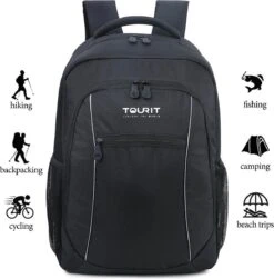 Koelrugtas - 23L - Wandelrugzak - Dagrugzak - Outdoor Rugzak - Dames & Heren - Zwart -Gardena Winkel 1179x1200