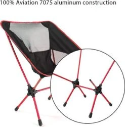 Lopoleis® Campingstoel – Campingstoel Opvouwbaar – Visstoel – Vouwstoel – Strandstoel – Inklapbaar – Lichtgewicht – Outdoor Stoel -Gardena Winkel 1181x1200