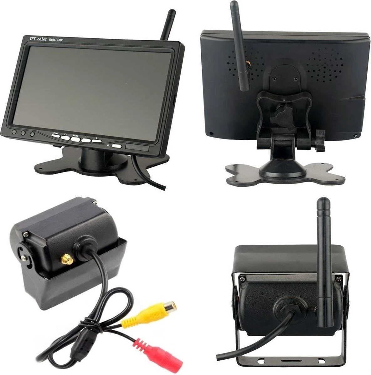 Strex Achteruitrijcamera Set Draadloos - 7" Scherm - 18LED Nachtzicht 15m - IP67 Waterdicht - Achteruitrij Camera - Geschikt Voor Auto/ Camper / Caravan / Vrachtwagen / Landbouw / Boot / Tractor 3 Strex Achteruitrijcamera Set Draadloos - 7" Scherm - 18LED Nachtzicht 15m - IP67 Waterdicht - Achteruitrij Camera - Geschikt Voor Auto/ Camper / Caravan / Vrachtwagen / Landbouw / Boot / Tractor