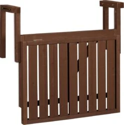 Relaxdays Balkontafel Inklapbaar - Klaptafel Balkon - Tafel Reling - Hangtafel Hout -Gardena Winkel 1187x1200