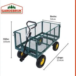 Gardebruk Bolderkar Binnenzeil - Belastbaar Tot 550 Kg – Groen -Gardena Winkel 1188x1200 2