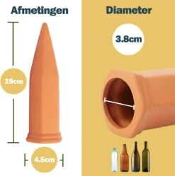 Bloomin Waterdruppelaar Van Terracotta - Waterdruppelaar Voor Planten - Druppelsysteem - Irrigatiesysteem - Watergeefsysteem - Bewateringssysteem - 8 Stuks -Gardena Winkel 1188x1200 4