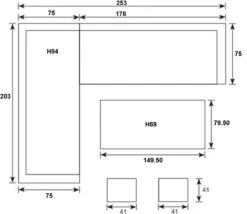 Merkloos Rivièra Original | Loungeset Hoekset Dining Set Tuinset | Wicker | Hoekbank, Hoge Tuintafel, 2 Hockers | 6 Zitplaatsen -Gardena Winkel 1200x1040 1