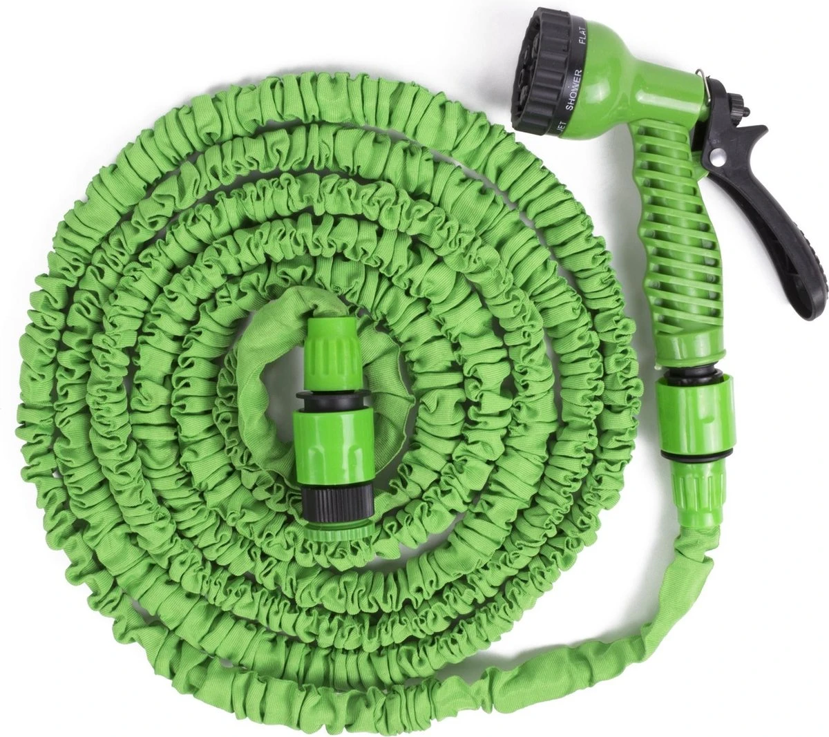 Benson - Tuinslang - Fexibel - 10 Meter - Tuinslang Met Koppeling - Spuitpistool - Groen 3 Benson - Tuinslang - Fexibel - 10 Meter - Tuinslang Met Koppeling - Spuitpistool - Groen