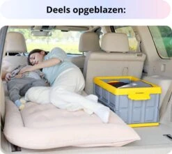 Opblaasbaar Auto Matras - Auto Luchtbed Zwart - Achterbank En Achterbak - Tweepersoons 3-in-1 Universeel Automatras - Inclusief Elektrische Pomp En Accessoires - Kampeer Luchtbed Voor Reizen -Gardena Winkel 1200x1076 1