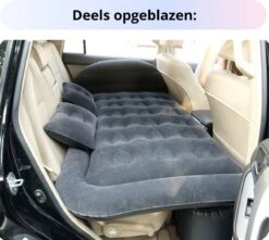 Opblaasbaar Auto Matras - Auto Luchtbed Zwart - Achterbank En Achterbak - Tweepersoons 3-in-1 Universeel Automatras - Inclusief Elektrische Pomp En Accessoires - Kampeer Luchtbed Voor Reizen -Gardena Winkel 1200x1076 2