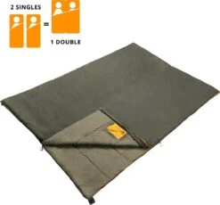 Dutch Mountains Slaapzak Vlieland XL - Grote Katoenen 210 X 80cm Lichtgewicht - Incl. Tasje En Tochtstrip -Comfortzone: 5-8 Graden- -Gardena Winkel 1200x1116