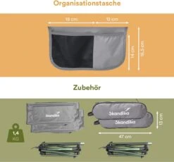 Skandika Campingstoel Compact SET – Campingstoelen – Campingstoel Tot 150 Kg Belastbaar - Kampeerstoel, Visstoel, Kleine Pakmaat, Opvouwbaar, Stabiel, Licht, Comfortabel Gepolsterd – Draagtas Meegeleverd – Vouwstoel – Kampeermeubelen – Grijs 15 Skandika Campingstoel Compact SET – Campingstoelen – Campingstoel Tot 150 Kg Belastbaar - Kampeerstoel, Visstoel, Kleine Pakmaat, Opvouwbaar, Stabiel, Licht, Comfortabel Gepolsterd – Draagtas Meegeleverd – Vouwstoel – Kampeermeubelen – Grijs -Gardena Winkel 1200x1117