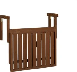 Relaxdays Balkontafel Inklapbaar - Klaptafel Balkon - Tafel Reling - Hangtafel Hout -Gardena Winkel 1200x1118 3