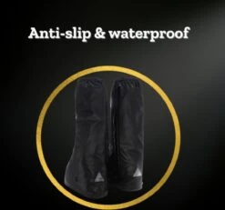 EASTWALL Cover Pro Schoenhoezen - Schoenovertrek Herbruikbaar - Bescherm Je Schoenen Tegen Water, Modder En Sneeuw - Universele Waterdichte Overschoenen - Schoenbeschermers - Anti-slip - Trekkoord Afsluiting - Zwart - Maat 43-44 -Gardena Winkel 1200x1122 1