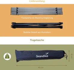 Skandika Ruka S Kleine Campingtafel – Campingtafels - Aluminium Campingtafel, Opvouwbaar, Zeer Licht, Eenvoudig Te Monteren, Stabiele Standaard - Opvouwtafel Voor Kamperen, Tenten Wandelen, Reizen, Thuis, Tuin – Tot Max. 20 Kg. - Grijs 12 Skandika Ruka S Kleine Campingtafel – Campingtafels - Aluminium Campingtafel, Opvouwbaar, Zeer Licht, Eenvoudig Te Monteren, Stabiele Standaard - Opvouwtafel Voor Kamperen, Tenten Wandelen, Reizen, Thuis, Tuin – Tot Max. 20 Kg. - Grijs -Gardena Winkel 1200x1143 1
