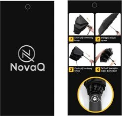 NovaQ Storm Paraplu Opvouwbaar - Paars - Polsband - Automatisch Uitklapbaar - Tot 100p/u Windproof - 110cm - 12 Panelen -Gardena Winkel 1200x1147 2