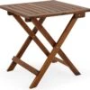 Merkloos EezyLife Houten Bijzettafel - 46x46x46cm - Acacia Hout - Tuintafel -Gardena Winkel 1200x1152
