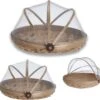 Voedselkap - Vliegenkapjes Bamboe Set 3 Stuks - Flystopper -Gardena Winkel 1200x1161