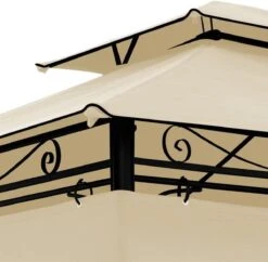 El Jardin - Partytent - 4x3 - Waterdicht Dak - Wanden - Beige Paviljoen -Gardena Winkel 1200x1176 5