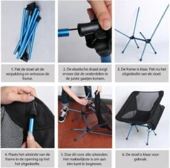 Lopoleis® Campingstoel – Campingstoel Opvouwbaar – Visstoel – Vouwstoel – Strandstoel – Inklapbaar – Lichtgewicht – Outdoor Stoel -Gardena Winkel 1200x1190 1