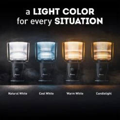 Favour L1061 Camping Lamp LED, 875 Lumen, IP64, Waterdicht, Draagbare Kampeerlamp, Tentlamp, Schokbestendig, 4 Verschillende Lichtmodi Incl Kaarslicht-modus, Afneembaar Deksel, Handig & Compact Formaat -Gardena Winkel 1200x1200 102