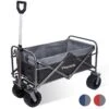 LifeGoods Bolderkar - Opvouwbaar - Tot 80KG - 94L - Wasbaar Polyester - 98x45cm - Zwart/Grijs -Gardena Winkel 1200x1200 106