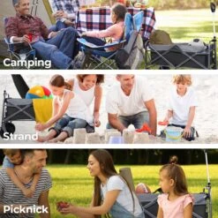 LifeGoods Bolderkar - Opvouwbaar - Tot 80KG - 94L - Wasbaar Polyester - 98x45cm - Zwart/Grijs -Gardena Winkel 1200x1200 110