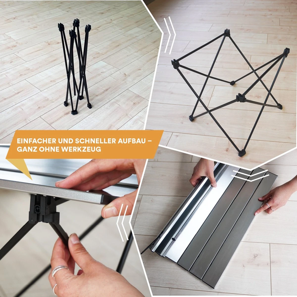 Skandika Ruka S Kleine Campingtafel – Campingtafels - Aluminium Campingtafel, Opvouwbaar, Zeer Licht, Eenvoudig Te Monteren, Stabiele Standaard - Opvouwtafel Voor Kamperen, Tenten Wandelen, Reizen, Thuis, Tuin – Tot Max. 20 Kg. - Grijs 4 Skandika Ruka S Kleine Campingtafel – Campingtafels - Aluminium Campingtafel, Opvouwbaar, Zeer Licht, Eenvoudig Te Monteren, Stabiele Standaard - Opvouwtafel Voor Kamperen, Tenten Wandelen, Reizen, Thuis, Tuin – Tot Max. 20 Kg. - Grijs - Afbeelding 2