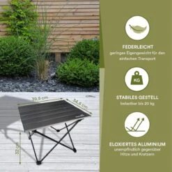 Skandika Ruka S Kleine Campingtafel – Campingtafels - Aluminium Campingtafel, Opvouwbaar, Zeer Licht, Eenvoudig Te Monteren, Stabiele Standaard - Opvouwtafel Voor Kamperen, Tenten Wandelen, Reizen, Thuis, Tuin – Tot Max. 20 Kg. - Grijs 13 Skandika Ruka S Kleine Campingtafel – Campingtafels - Aluminium Campingtafel, Opvouwbaar, Zeer Licht, Eenvoudig Te Monteren, Stabiele Standaard - Opvouwtafel Voor Kamperen, Tenten Wandelen, Reizen, Thuis, Tuin – Tot Max. 20 Kg. - Grijs -Gardena Winkel 1200x1200 129