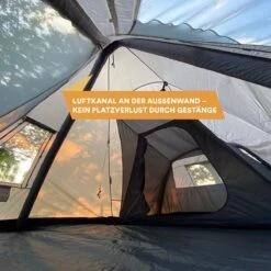 Skandika Tipi Kotona Air Opblaasbare Tent – Opblaasbare Tenten - 4 Persoons Tipi Tent – Tenten - Campingtent – Ingenaaide Tentvloer – Muggengaas – 260 Cm Stahoogte – 490 X 370 X 260 (L X B X H) – Outdoor, Camping, Tuin – Luchttent - Kamperen - Beige -Gardena Winkel 1200x1200 155