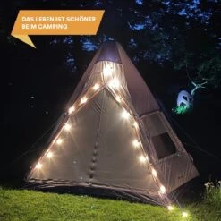 Skandika Tipi Kotona Air Opblaasbare Tent – Opblaasbare Tenten - 4 Persoons Tipi Tent – Tenten - Campingtent – Ingenaaide Tentvloer – Muggengaas – 260 Cm Stahoogte – 490 X 370 X 260 (L X B X H) – Outdoor, Camping, Tuin – Luchttent - Kamperen - Beige -Gardena Winkel 1200x1200 157