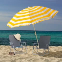 Relaxdays Strandstoel Opvouwbaar - Set Van 2 - Lage Campingstoel - Kampeerstoel Leuning - Grijs -Gardena Winkel 1200x1200 162