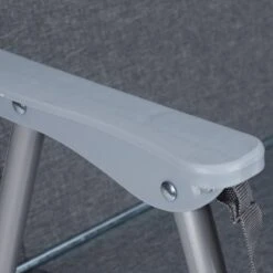 Relaxdays Strandstoel Opvouwbaar - Set Van 2 - Lage Campingstoel - Kampeerstoel Leuning - Grijs -Gardena Winkel 1200x1200 164