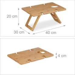 Relaxdays Opvouwbare Picknick Wijntafel - 4 Wijnglazenhouders - Bamboe Dienbladtafel Klein 12 Relaxdays Opvouwbare Picknick Wijntafel - 4 Wijnglazenhouders - Bamboe Dienbladtafel Klein -Gardena Winkel 1200x1200 271