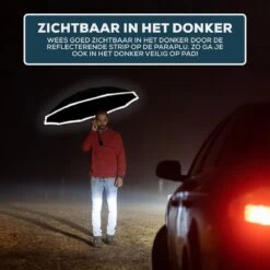 Stormparaplu - Opvouwbaar - 105 CM - Paraplu - Automatisch In En Uit Klapbaar - Stormbestendig Tot 140 Km/h - Luxe Beschermhoes 13 Stormparaplu - Opvouwbaar - 105 CM - Paraplu - Automatisch In En Uit Klapbaar - Stormbestendig Tot 140 Km/h - Luxe Beschermhoes -Gardena Winkel 1200x1200 369