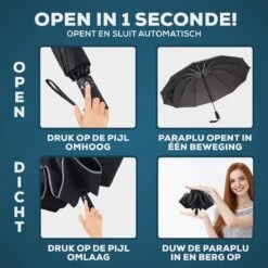 Stormparaplu - Opvouwbaar - 105 CM - Paraplu - Automatisch In En Uit Klapbaar - Stormbestendig Tot 140 Km/h - Luxe Beschermhoes 16 Stormparaplu - Opvouwbaar - 105 CM - Paraplu - Automatisch In En Uit Klapbaar - Stormbestendig Tot 140 Km/h - Luxe Beschermhoes -Gardena Winkel 1200x1200 371