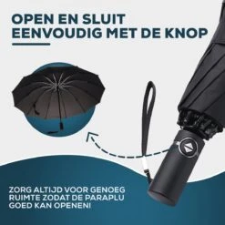 Stormparaplu - Opvouwbaar - 105 CM - Paraplu - Automatisch In En Uit Klapbaar - Stormbestendig Tot 140 Km/h - Luxe Beschermhoes 17 Stormparaplu - Opvouwbaar - 105 CM - Paraplu - Automatisch In En Uit Klapbaar - Stormbestendig Tot 140 Km/h - Luxe Beschermhoes -Gardena Winkel 1200x1200 372