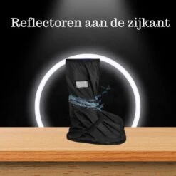 EASTWALL Cover Pro Schoenhoezen - Schoenovertrek Herbruikbaar - Bescherm Je Schoenen Tegen Water, Modder En Sneeuw - Universele Waterdichte Overschoenen - Schoenbeschermers - Anti-slip - Trekkoord Afsluiting - Zwart - Maat 43-44 -Gardena Winkel 1200x1200 378