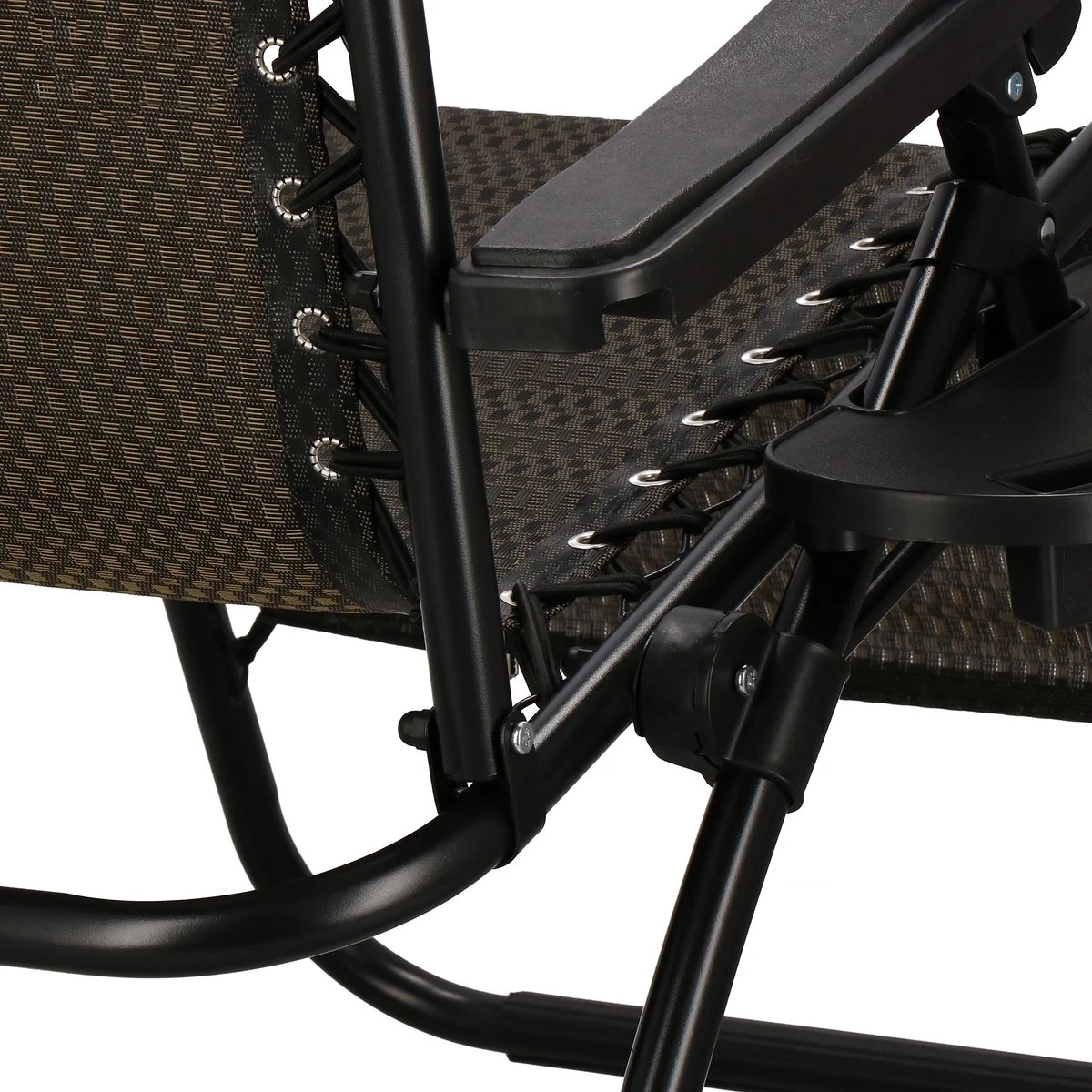 Springos Tuinstoel | Ligstoel | Opvouwbaar | Verstelbaar | Ergonomische Hoofdsteun | Bruin / Zwart 13 Springos Tuinstoel | Ligstoel | Opvouwbaar | Verstelbaar | Ergonomische Hoofdsteun | Bruin / Zwart - Afbeelding 11