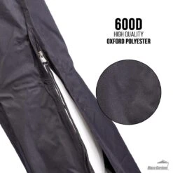 MaxxGarden Parasolhoes - Afdekhoes Voor Zweefparasol - Beschermhoes - 200-400 Cm - Met Rits En Trekkoord - Zwart -Gardena Winkel 1200x1200 447