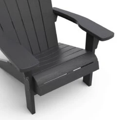 Keter Troy Adirondack Tuinstoel - 81x80x96,5cm - Grafiet -Gardena Winkel 1200x1200 455
