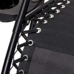 LifeGoods Opvouwbare Tuinstoelen - Verstelbaar Zonnescherm - 2 Stuks - 30°-90° Verstelbaar - Metaal - Zwart -Gardena Winkel 1200x1200 474