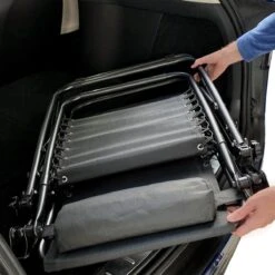 LifeGoods Opvouwbare Tuinstoelen - Verstelbaar Zonnescherm - 2 Stuks - 30°-90° Verstelbaar - Metaal - Zwart -Gardena Winkel 1200x1200 475