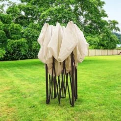 LifeGoods Partytent - 3x3 M - Zijwanden - Easy Up - Opvouwbaar - Waterdicht - Draagtas Met Wieltjes - Beige 23 LifeGoods Partytent - 3x3 M - Zijwanden - Easy Up - Opvouwbaar - Waterdicht - Draagtas Met Wieltjes - Beige -Gardena Winkel 1200x1200 514