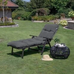 Beautissu Flair RL – Ligbedkussen Tuinkussen Ligstoel – Zonnebed Kussen Voor Tuin Meubelen 190x60x8 Cm Antraciet -Gardena Winkel 1200x1200 534