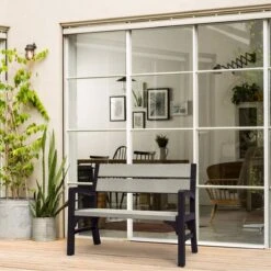 Keter Montero Tuinbank – 2-personen - 120x61x91cm - Grafiet -Gardena Winkel 1200x1200 554