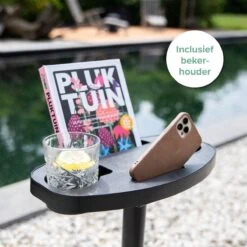 Vita5 Hangmat Met Standaard En Spreidstok – 2 Persoons – Incl. Bekerhouder - Afneembaar Kussen – Uv-bestendig – Beige -Gardena Winkel 1200x1200 567