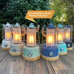 Skandika Kiruna LED-Lamp – Tentlampen – Campinglampen – Buiten Lantaarn – Buitenverlichting – Buiten Lamp - Retro Outdoor Camping Lamp Met Powerbank, Traploos Dimbaar, Draadloos, Oplaadbare Batterij, USB, Warm En Koud Wit, 75h Lichtduur – Beige -Gardena Winkel 1200x1200 57